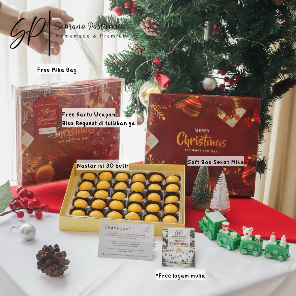 Soprano Bites - Hampers Natal Nastar Premium Wisman Sekat 30