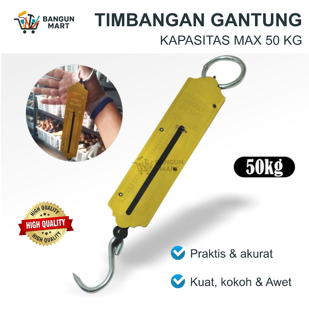 TIMBANGAN POCKET 50KG 25KG TIMBANGAN PER GANTUNG / Timbangan Gantung Manual 50KG / Timbangan Gantung