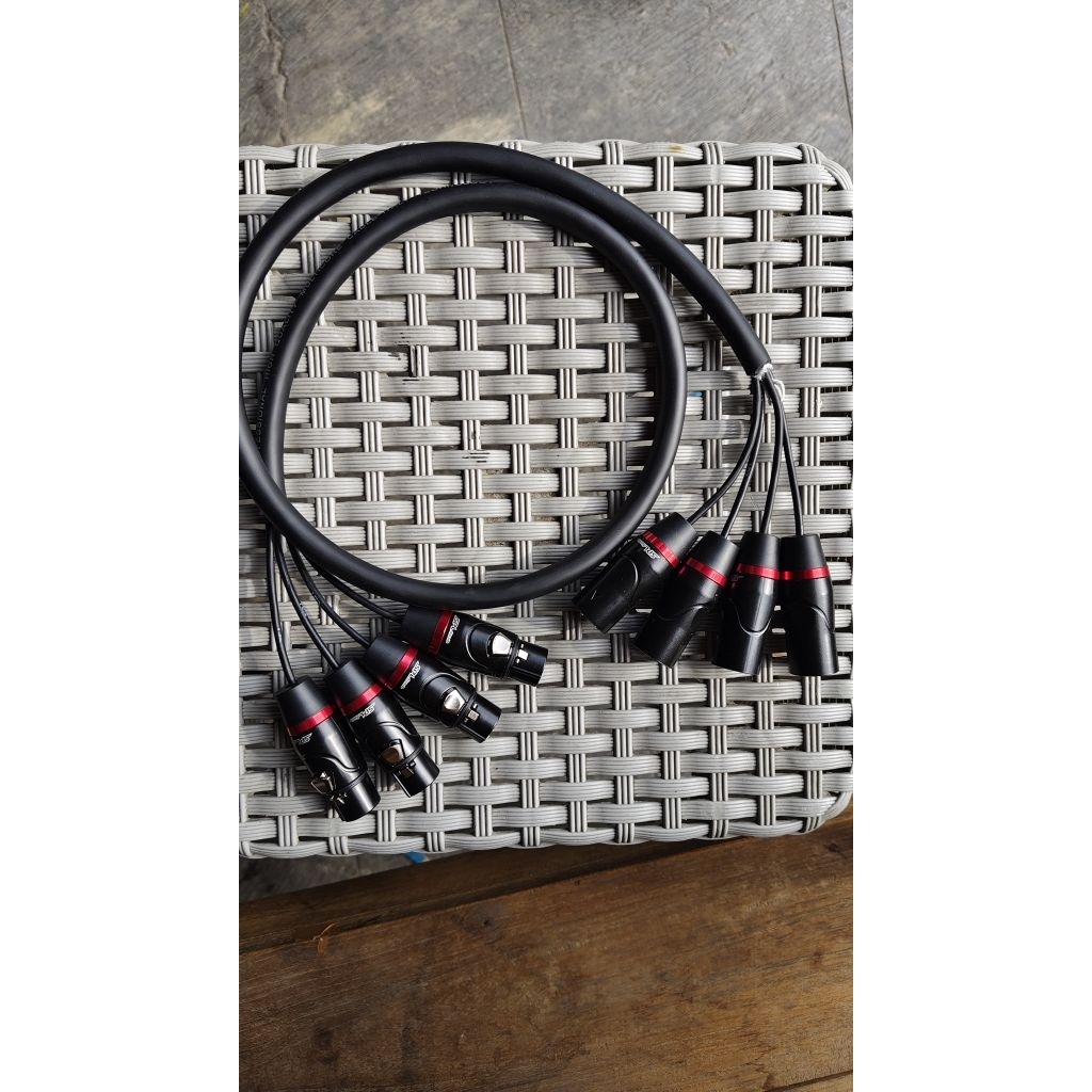 Kabel Snake SPL CSA 04 + Jack Canon SPL Kabel Snake SPL CSA-04 & Jek Canon SPL Kabel Snake SPL Isi 4