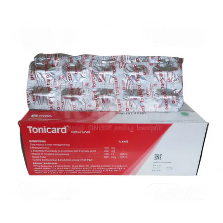 Tonicard 10 Kapsul 1 Strip / suplemen kesehatan