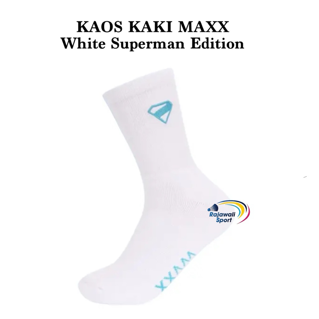 Kaos Kaki Edisi SUPERMAN brand MAXX (WHITE)