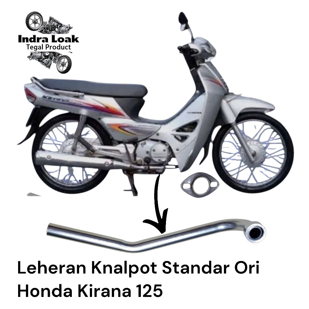 Leheran Knalpot Standar Ori Honda Kirana, Bahan Tebal Lekukan Presisi Kualitas Premium
