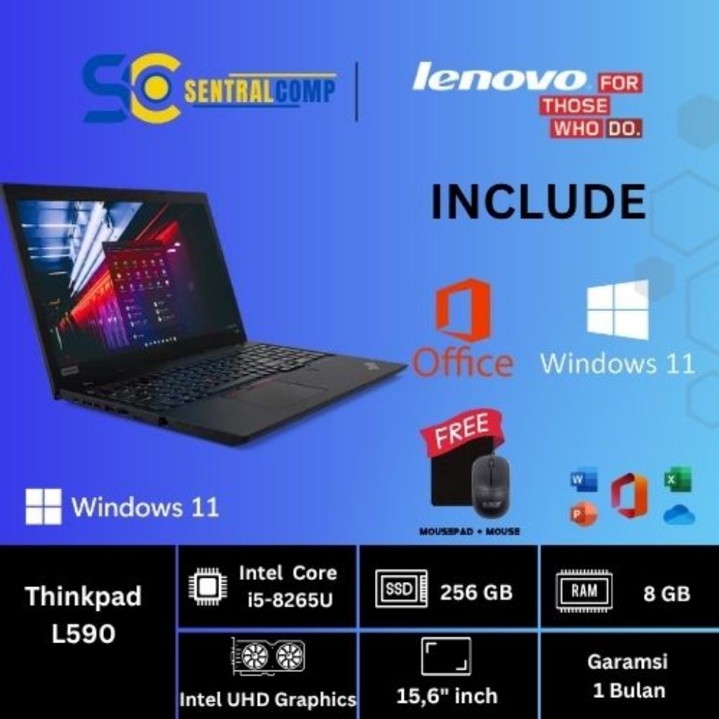 Lenovo Thinkpad L590 L570 intel core i5 8Th gen 8/256Gb SECOND LIKE NEWW