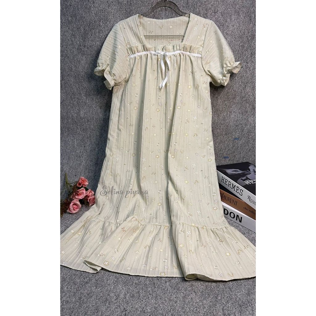 Selina piyama - Daster Crinkle Plisket / daster perempuan