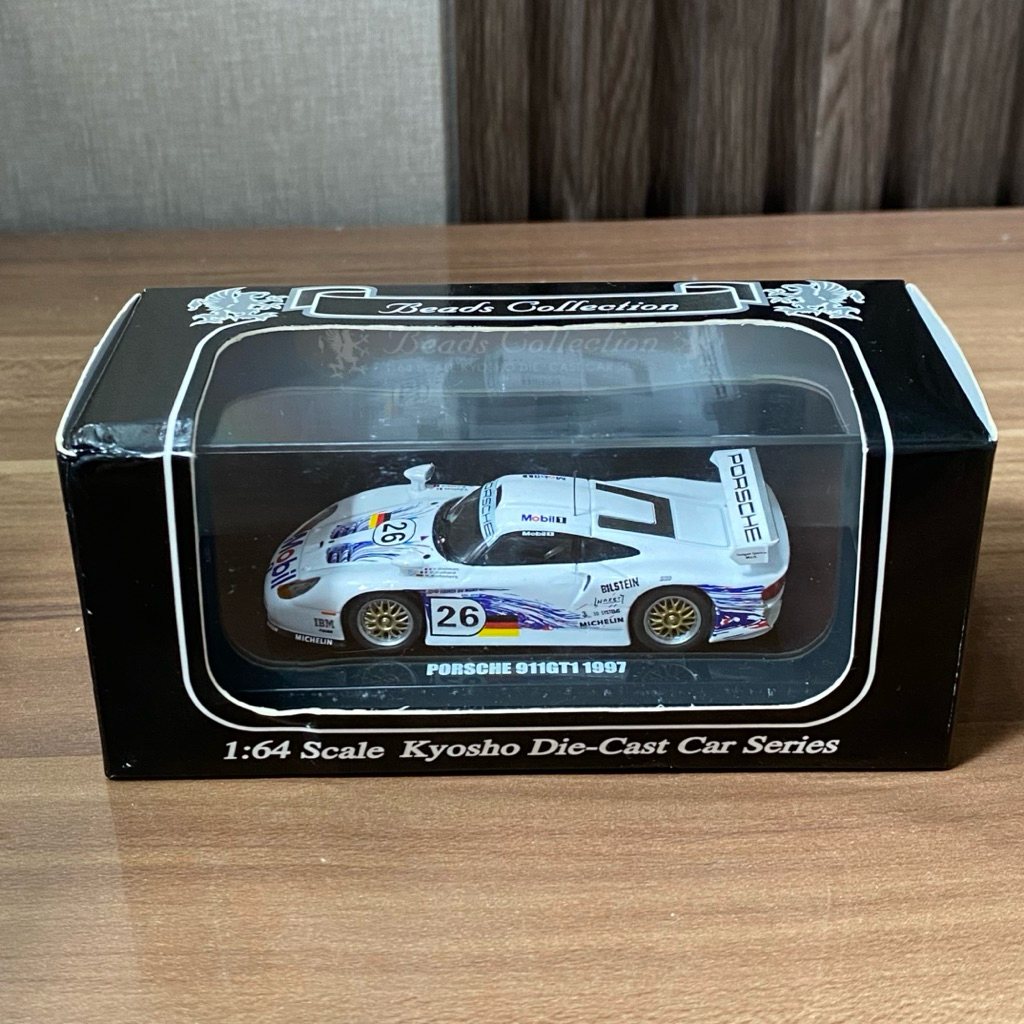 Kyosho Beads 1:64 Porsche 911 GT1 1997 #26