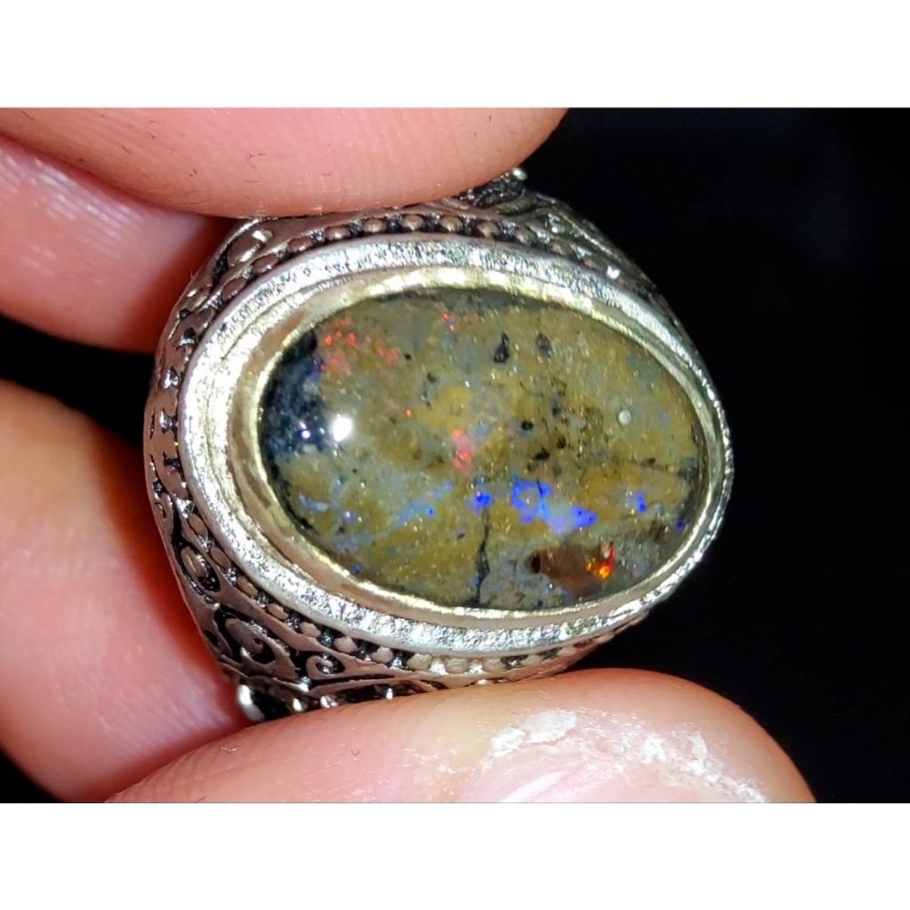 black opal boulder jarong natural asli Banten