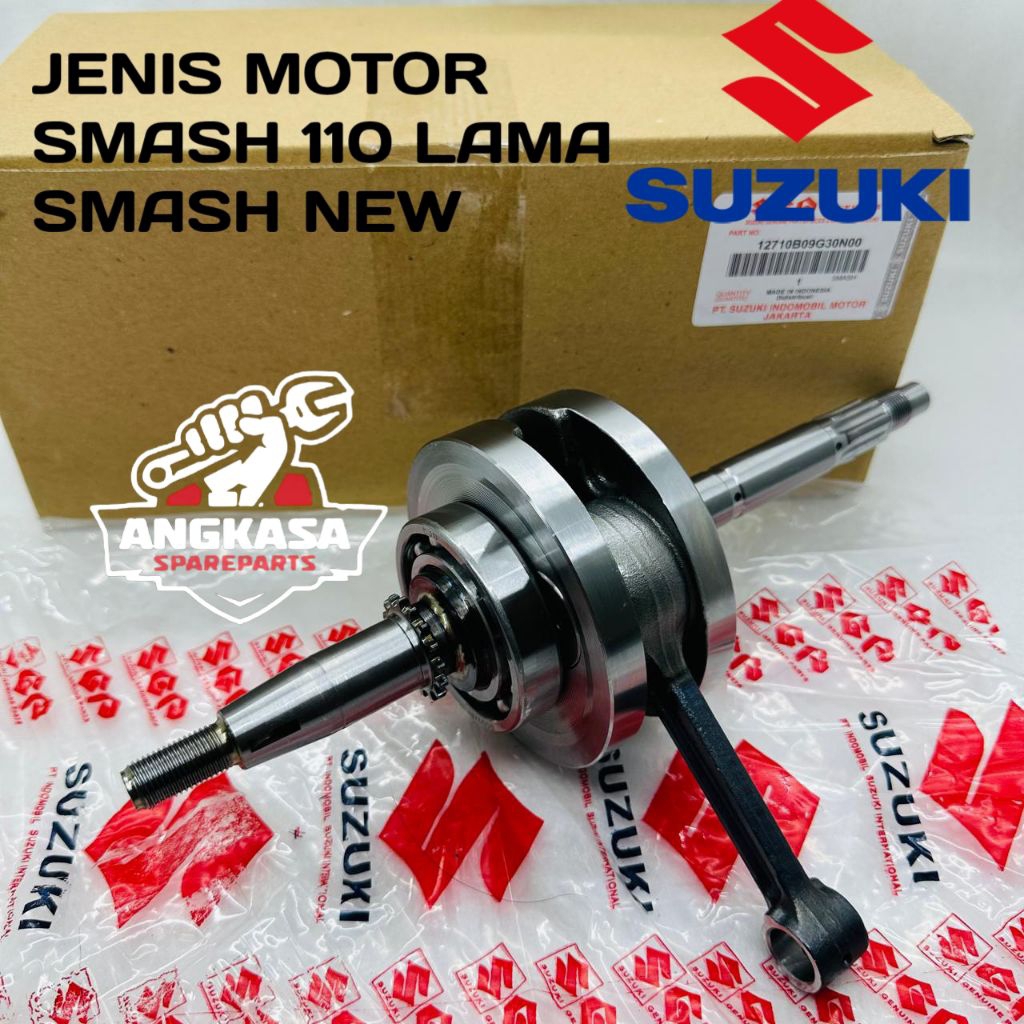 Bandul Kruk As Set Crankshaft Suzuki Smash 110 Lama old Smash New SGP