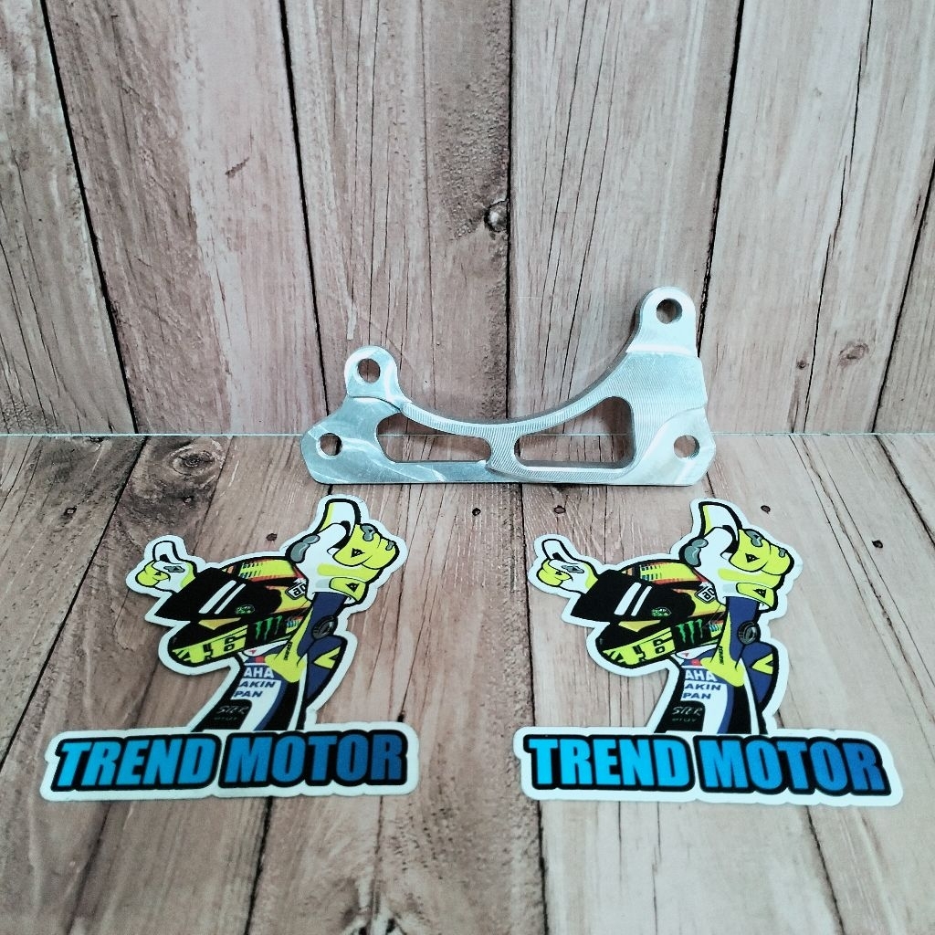 Breket Kaliper CNC KTC Brembo 2 Piston Breket Disc 260MM Beat Karbu Beat Fi Scoopy Karbu Scoopy Fi V