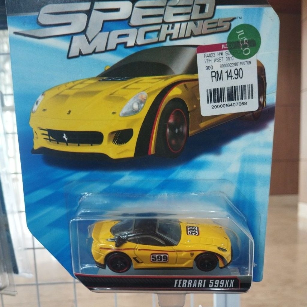 hot wheels speed machines ferari 599xx