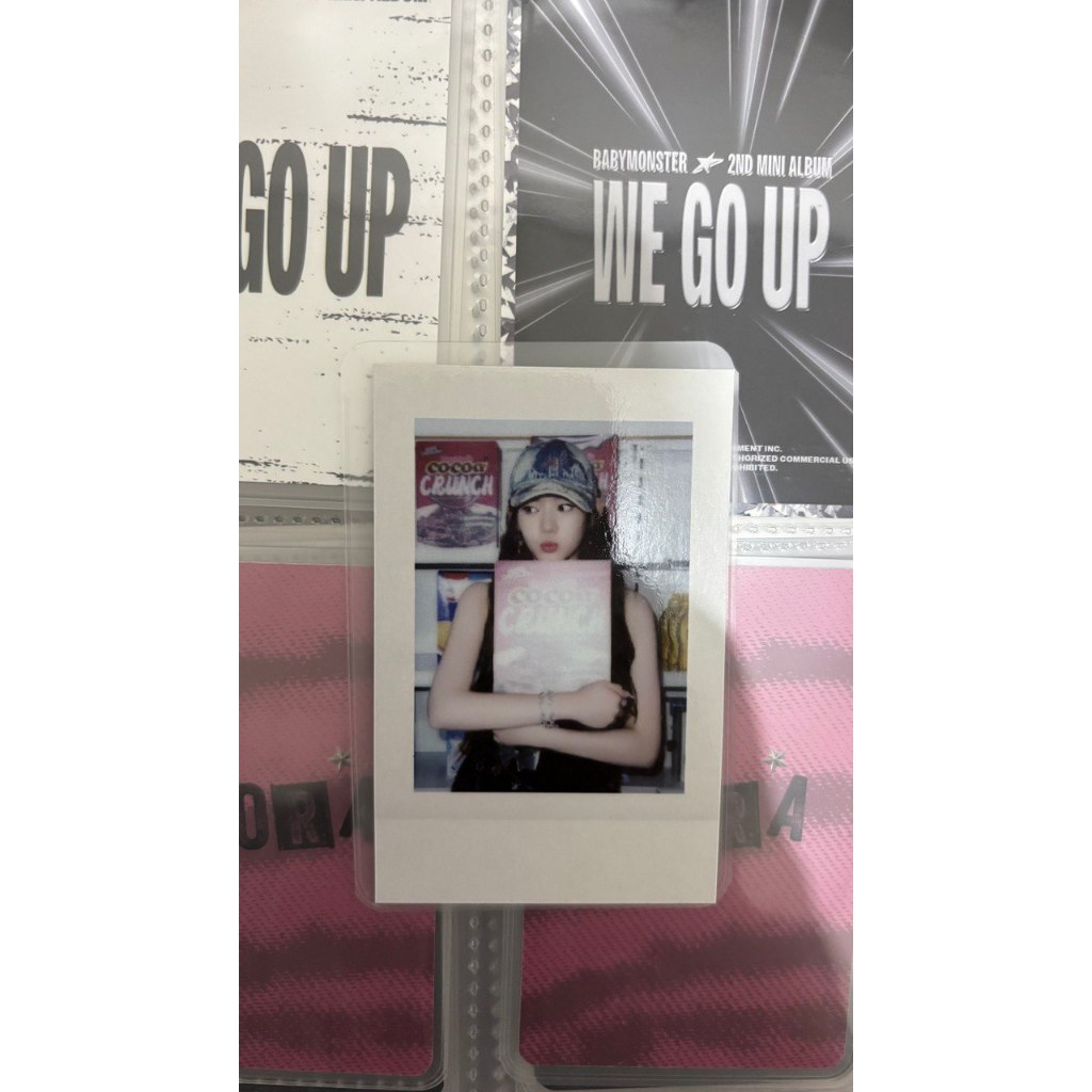 Polaroid Rora Babymonster Official Hello Monster Benefit 50.000 WON