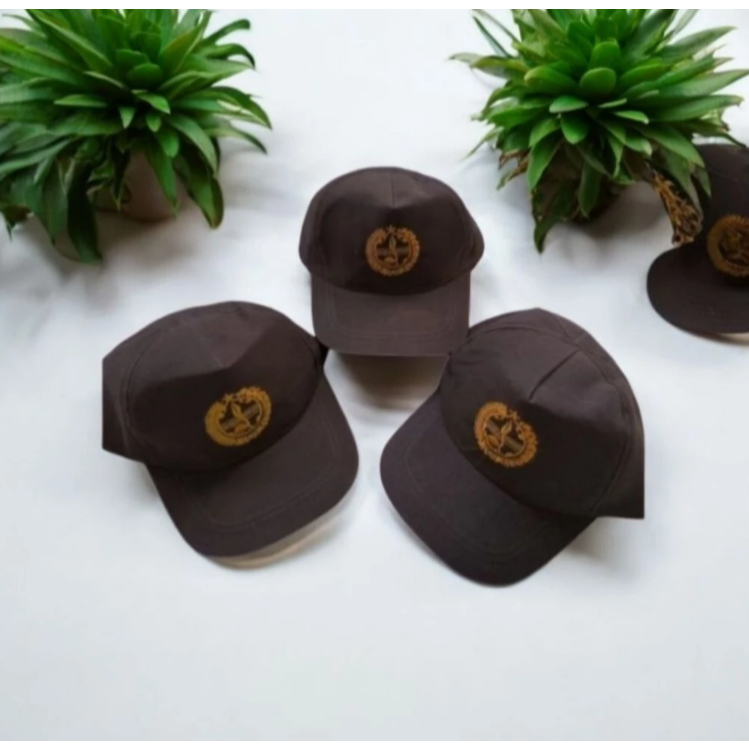 Topi Pramuka Gerakan.Topi siaga Pramuka Kualitas Premium Belakang Karet Ukuran All Size