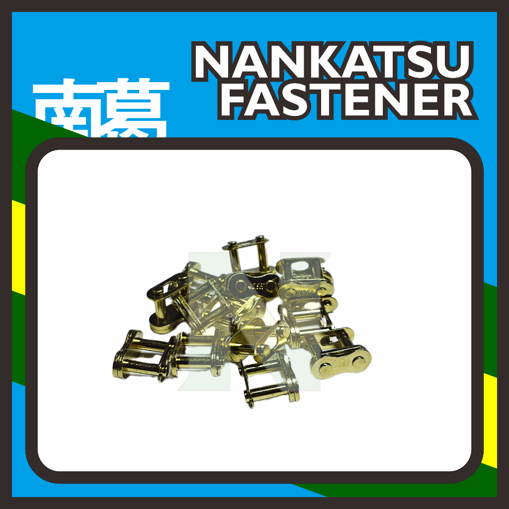 Sambungan Rantai Motor Gold 428H – Master Link Warna Emas Kuat & Tahan Karat