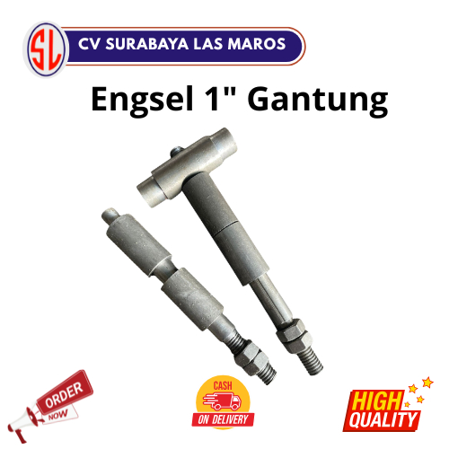 [1 set] Engsel Gantung 1 Inch [1 set dengan lahar] Roda Pintu lipat besi