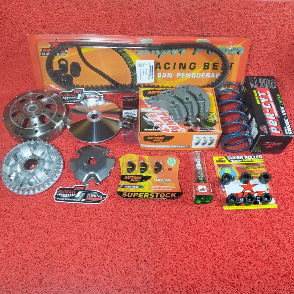 FULL UPGRADE CVT KIRIAN K44 BEAT FI ESP SCOOPY FI BEAT POP BEAT STREET LAMA VARIO 110 LED MANGKOK GA