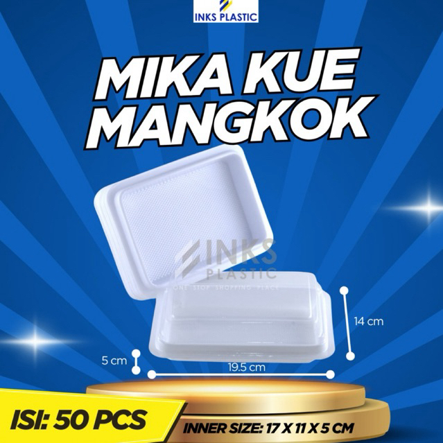 MIKA KUE MANGKOK PUTIH BOX SNACK