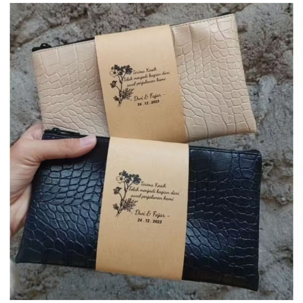 Souvenir pernikahan terlaris / souvenir pouch croco / souvenir nikah / souvenir dompet / souvenir mu