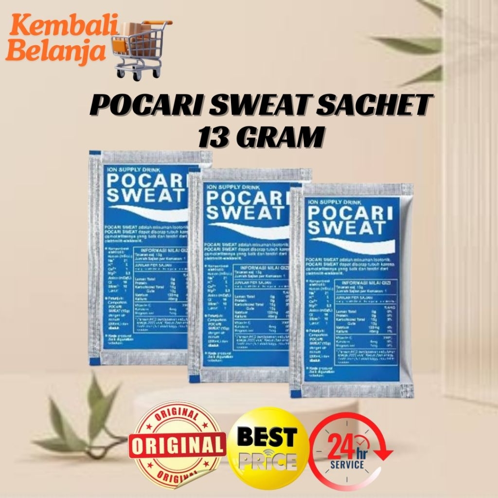 Pocari Sweat Sachet 13 Gram/ Pocari Minuman Serbuk Isotonik/ Pocari Sweat Bubuk/ Pocari/ Pocari Swea