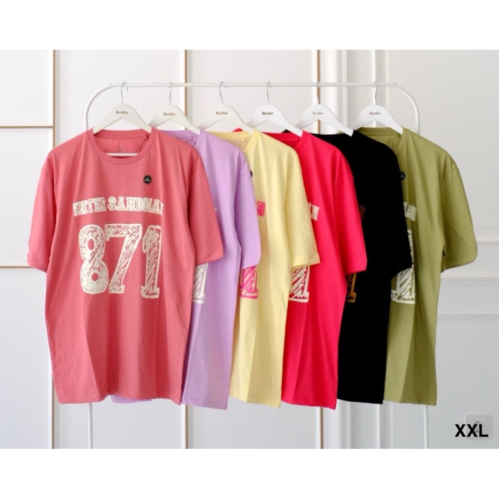 kaos wanita daily/kaos harian ryuka/kaos oversize/kaos wanita jumbo/kaos ryuka cewe/kaos ryuka jumbo