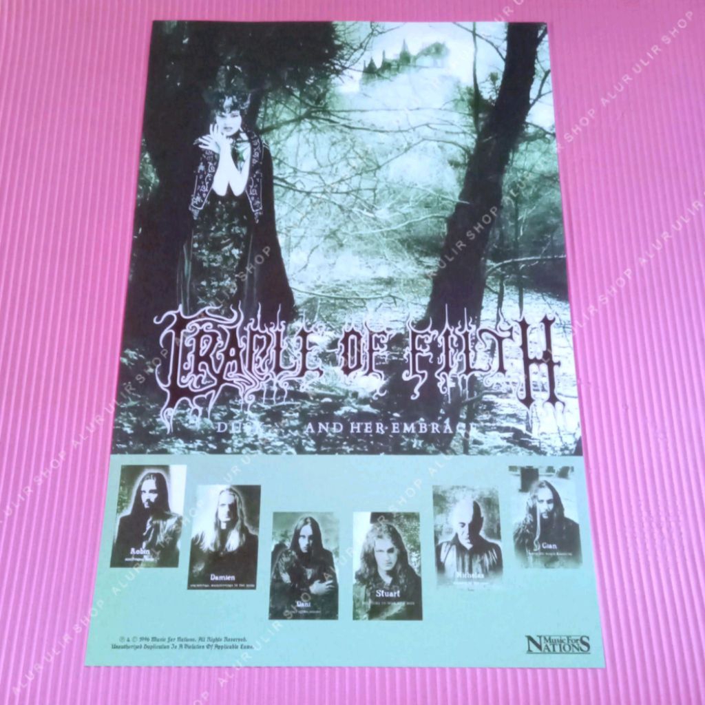 Cradle Of Filth - Dusk And Her POSTER Ukuran 31x47 cm