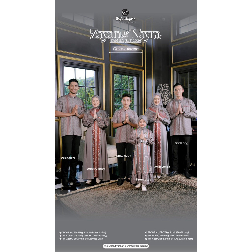 CLOSE PO 15 DES | SARIMBIT ZAYAN NAYRA URFIMUTIYARO/FAMILY SET ZAYAN NAYRA/SARIMBIT URFIMUTIYARO/COU