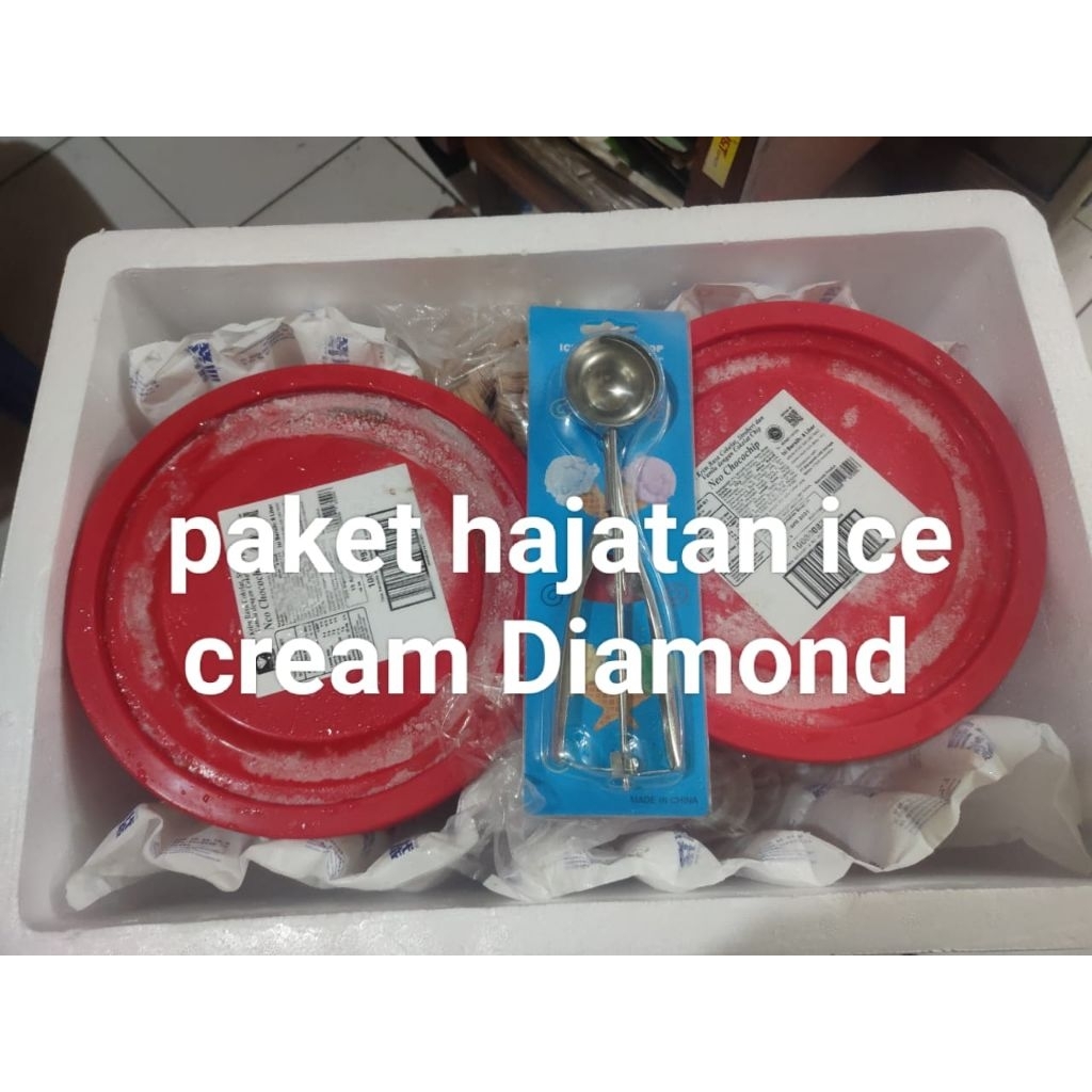 PAKET HAJATAN ICE CREAM AICE, DIAMOND DAN JOYDAY