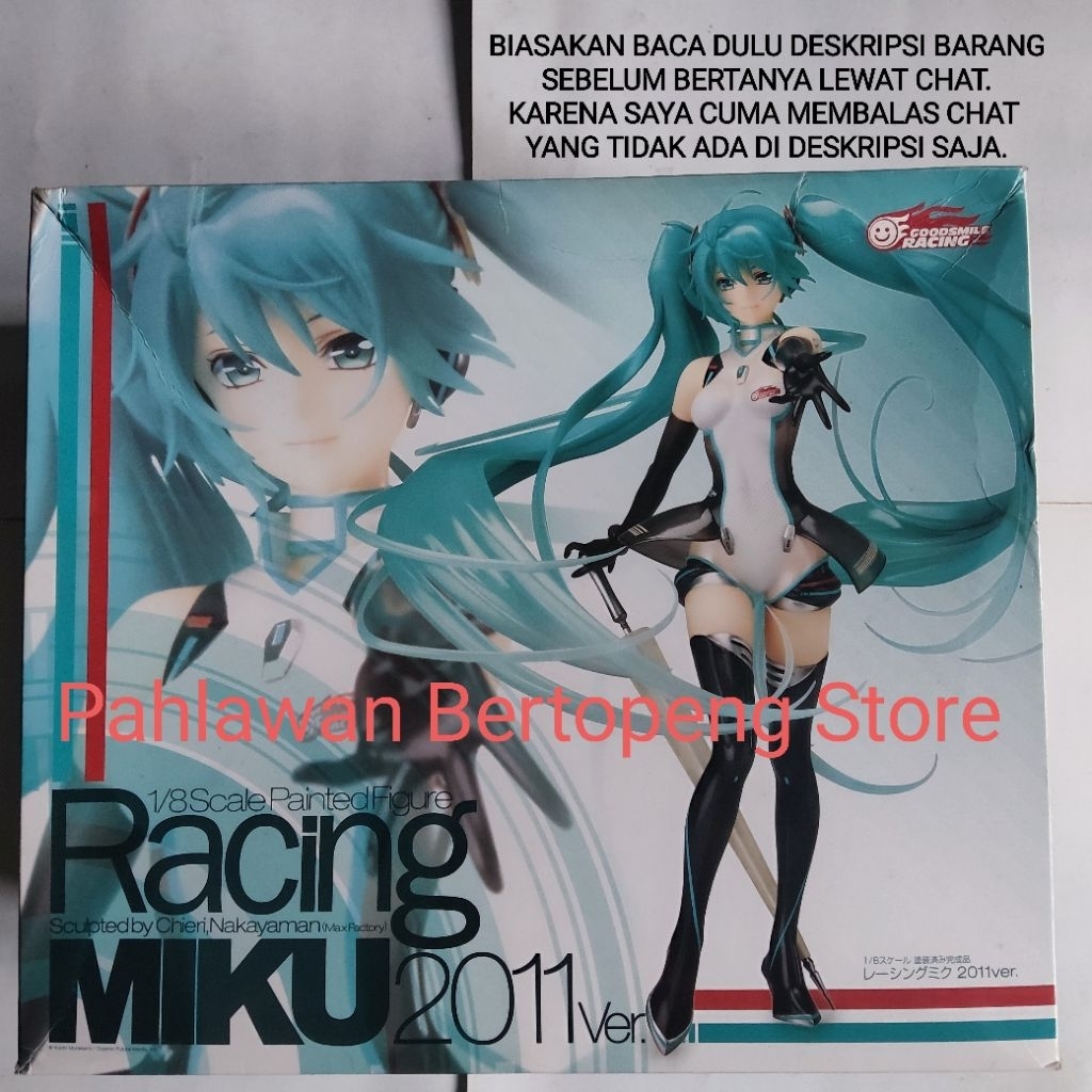 PVC Figure 1/8 Scale Hatsune Miku Racing 2011 Ver. [Good Smile Company] - ( TAG : GSC Figma Nendoroi
