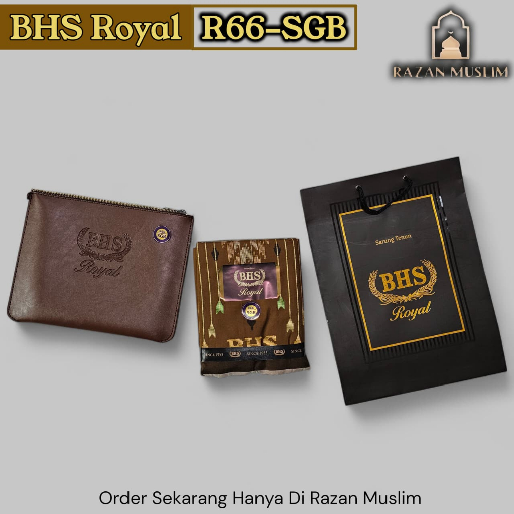 Sarung BHS Royal Motif R66 SGB 100% Original