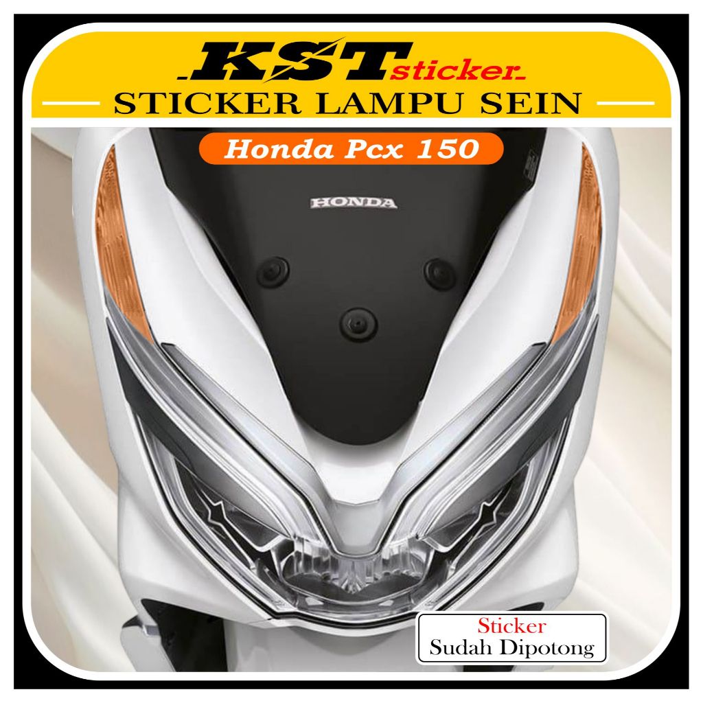 Cod Stiker Lampu Sein Depan PCX 150 | Stiker Lampu Sein PCX 150 Lokal |  Stiker Pelindung Lampu Sein