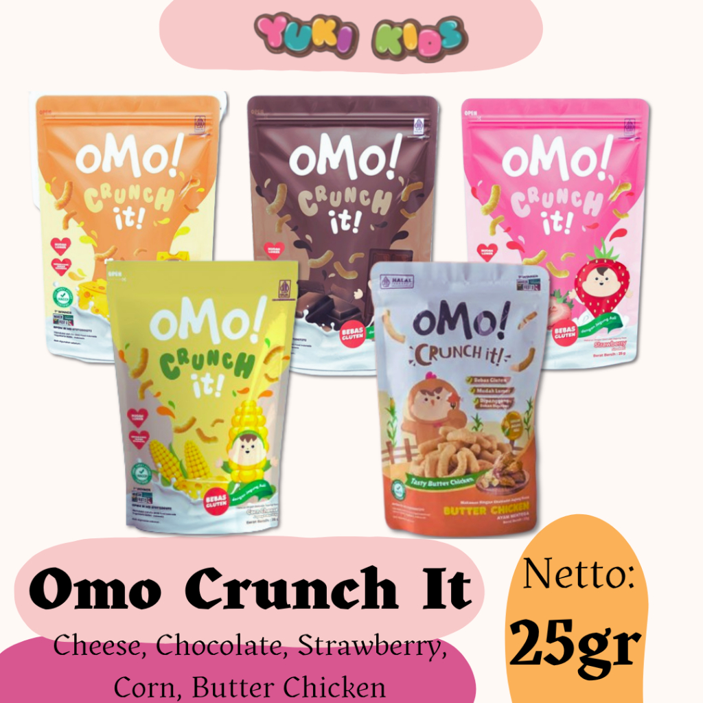 Omo Crunch It 25gr Camilan  Bayi 8 bulan