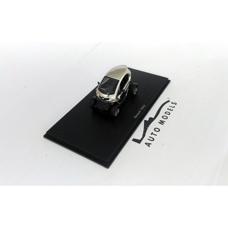 Spark Model Renault Twizy Electric 2015 Black Silver