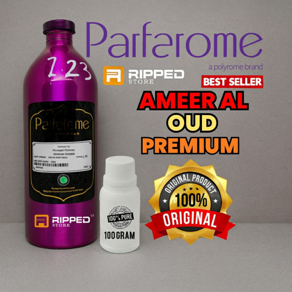 100ML Bibit Parfum Murni Ameer Al Oud Premium Original Parfarome