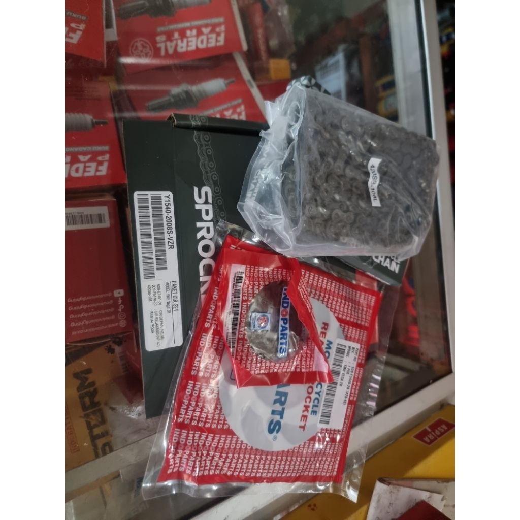 PAKET GEAR SEAT INDOPART Original Bergaransi / GIR SET / Y1540-2008S-VZR YAMAHA VEGA ZR