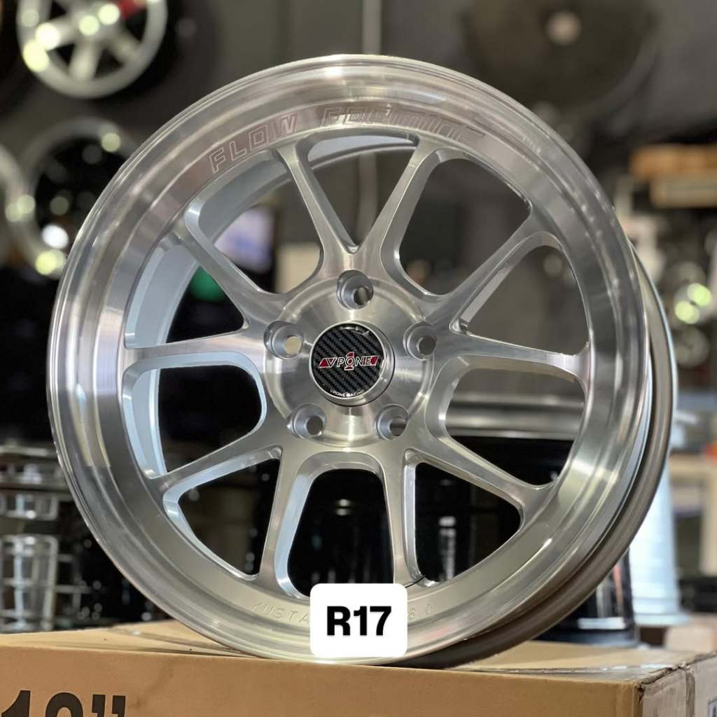 velg mobil ring 17 lebar 8 YUSTA VENOM 6 FLOW FORMING velg racing r17 Ertiga stargazer creta Innova 