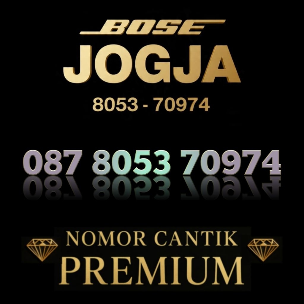 Nomor Cantik Premium Varian Angka Full Karakter 8053 70974 Limited Edition Perdana XL Axiata Reguler