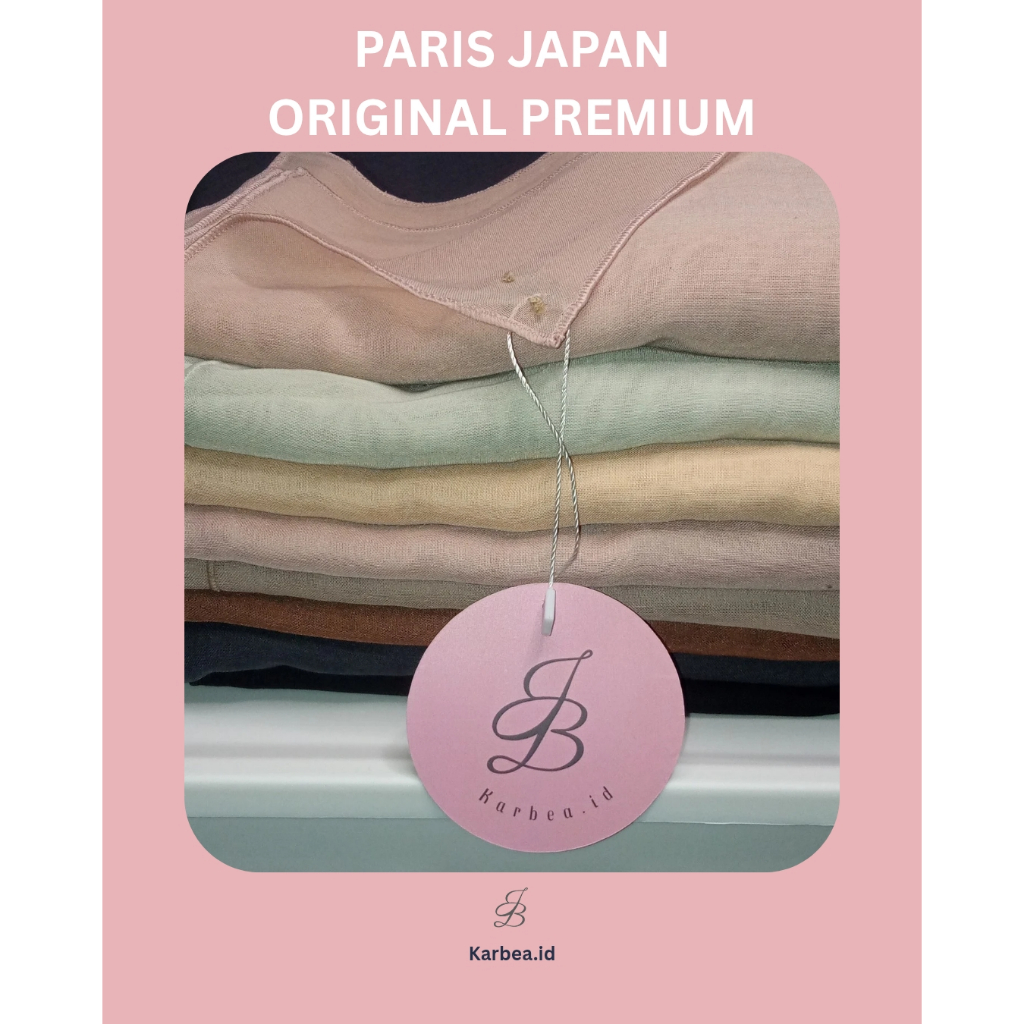 Jilbab Paris Japan Premium Original / Paris Jepang Premium / Jilbab Paris Premium /Jilbab segi empat