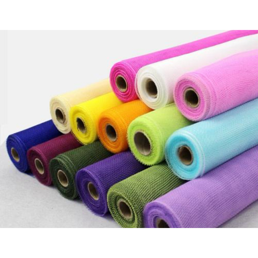 wrapping flower buket mesh jaring roll