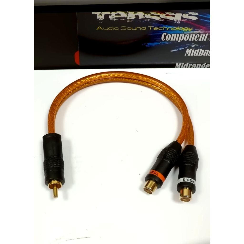 KabelRCA cabang Tenssis gold 1cowok 2cewek