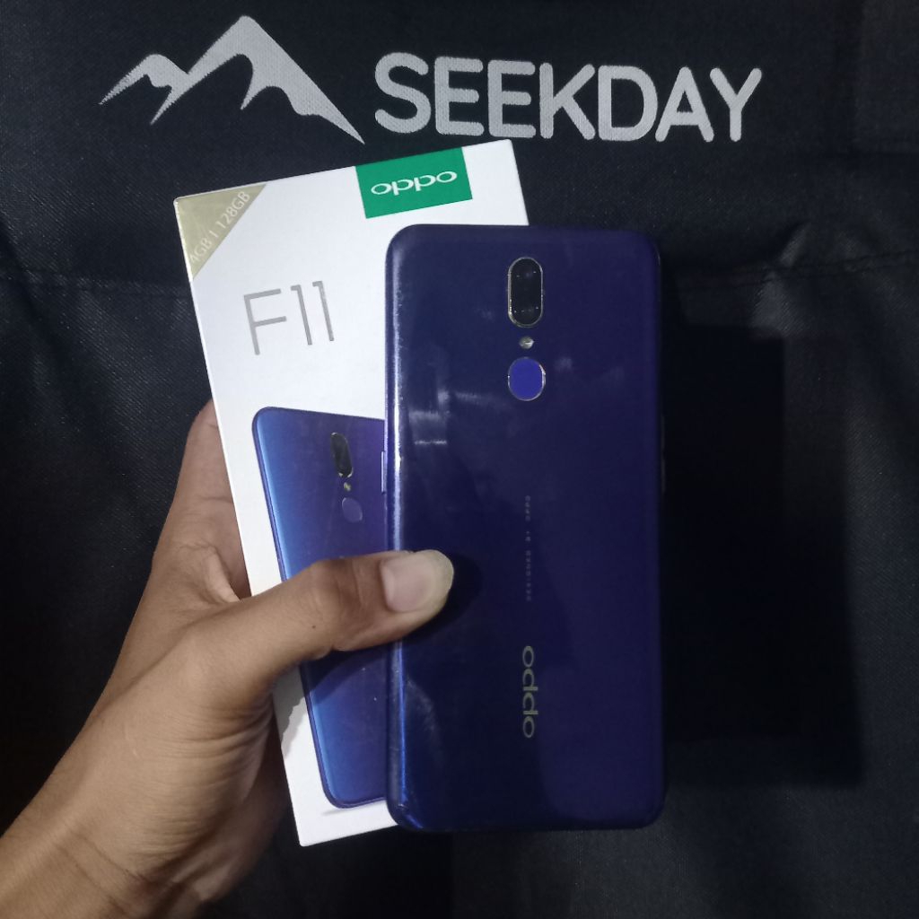 OPPO F11 ram 4/128gb fullset ori normal siap pakai second exs garansi resmi