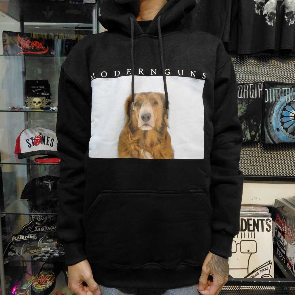 Hoodie Band Official MODERN GUNS - DOG Original