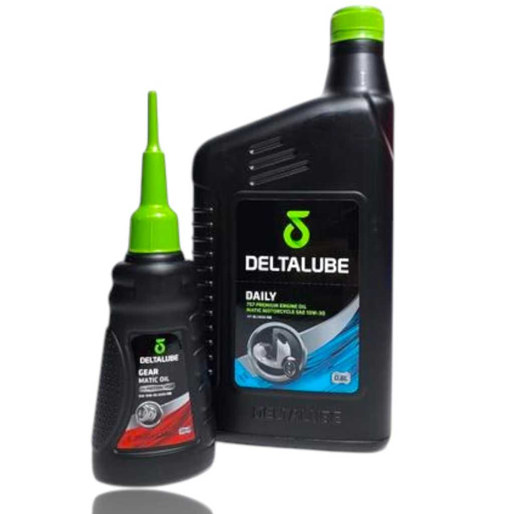 Oli Deltalube Matic 800Ml + Oli Gardan Deltalube 120ml Oli Deltalube Matic Set Oil Gear 120ml Deltal