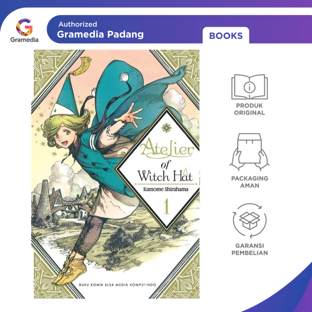 Gramedia Padang - Atelier of Witch Hat 1