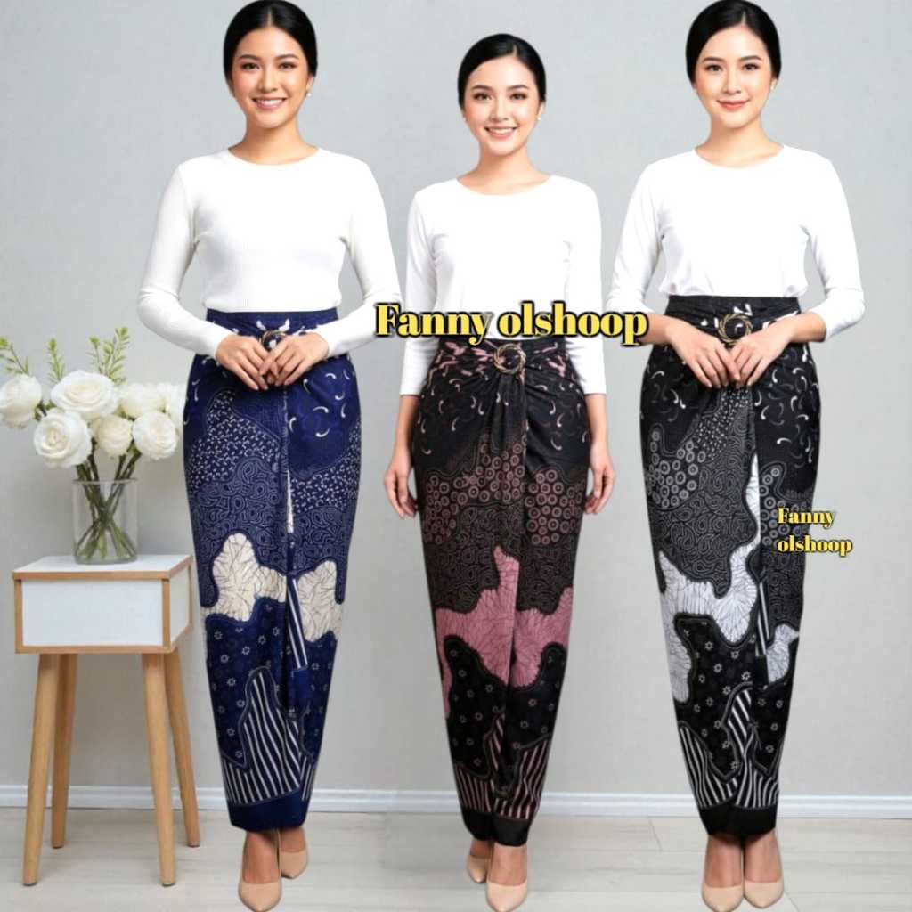 rok lilit batik / rok lilit batik kain lilit murah / lilit batik modern