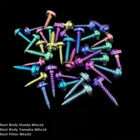 Baut body yamaha Titanium Motor Anti Karat
