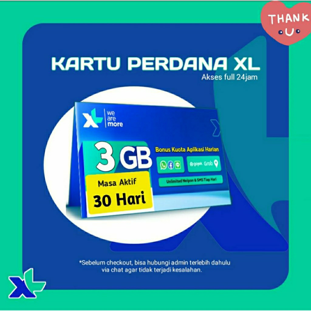 Perdana XL 3GB Super Murah 25rb