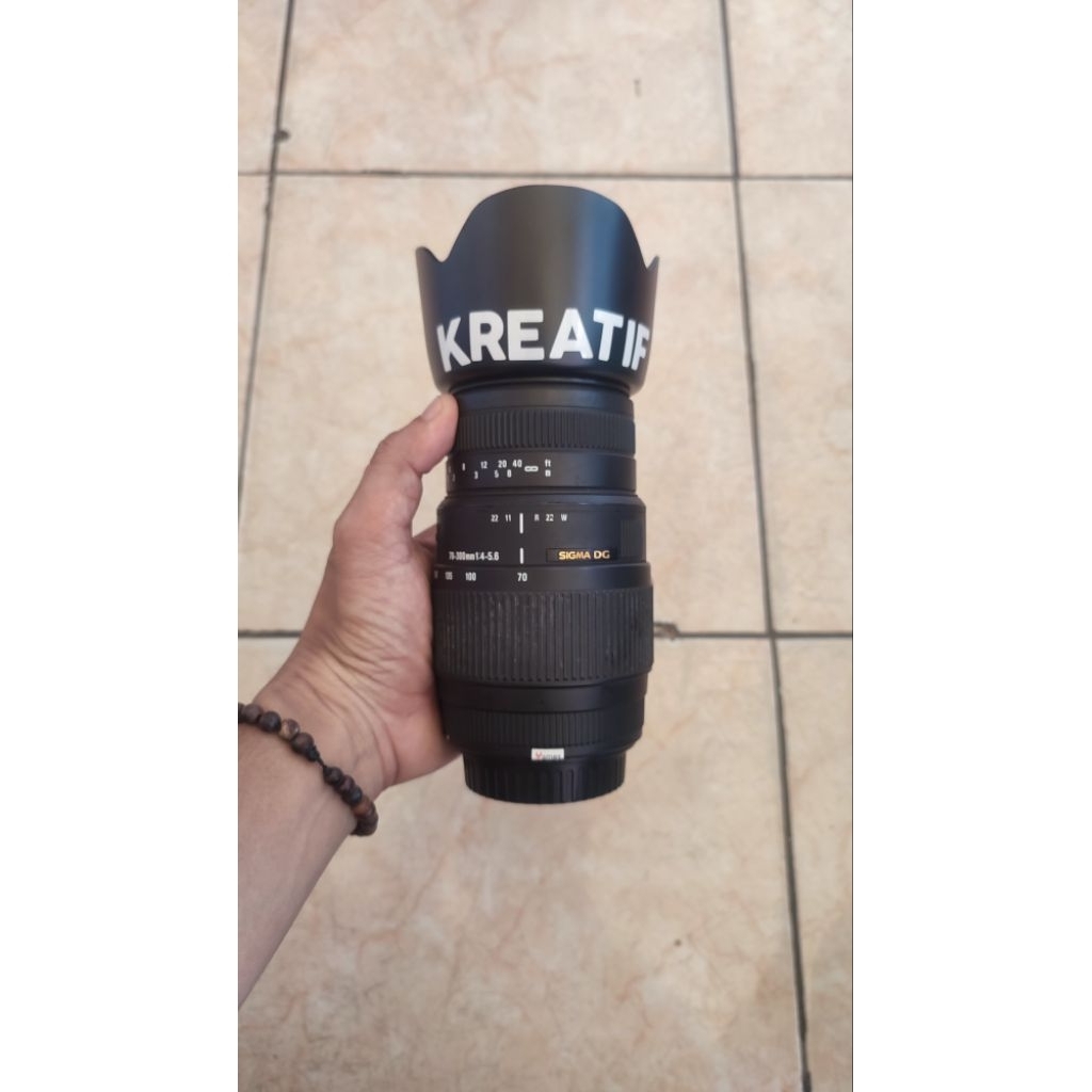 LENSA TELE SIGMA 70 300MM MURAH
