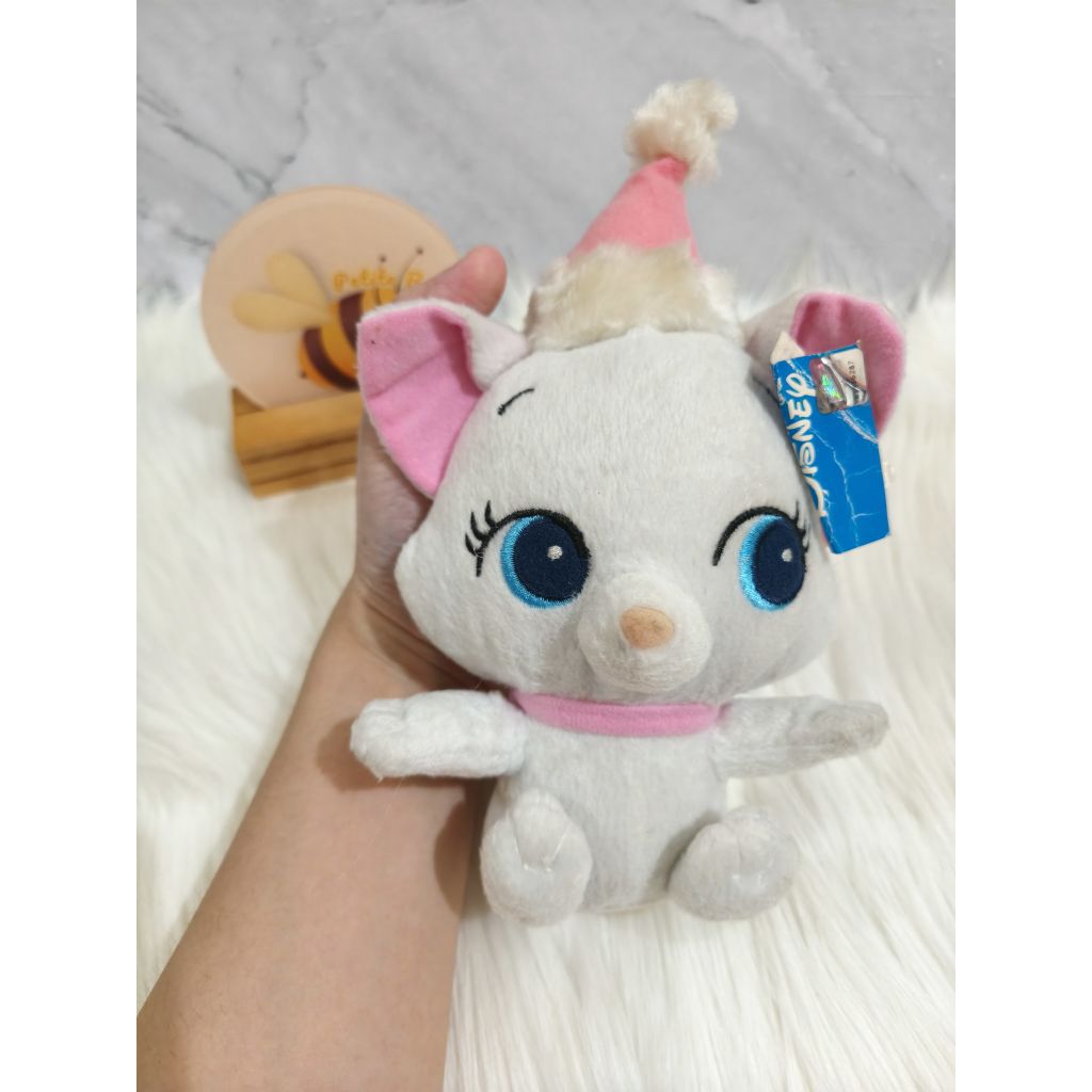 Boneka Marie Cat Topi Pink Original Disney
