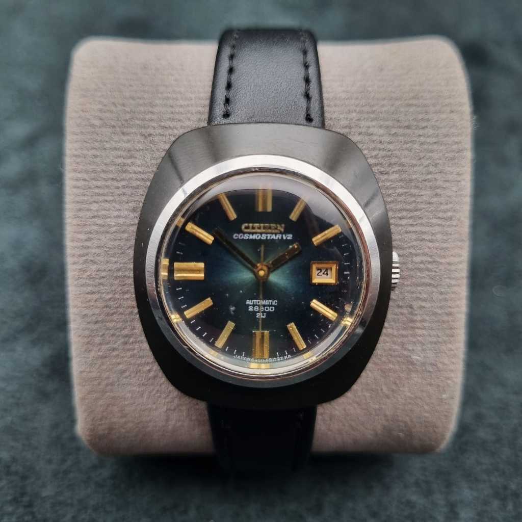 Citizen Cosmostar V2 Automatic 28800 21 Jewels Teal Sunburst