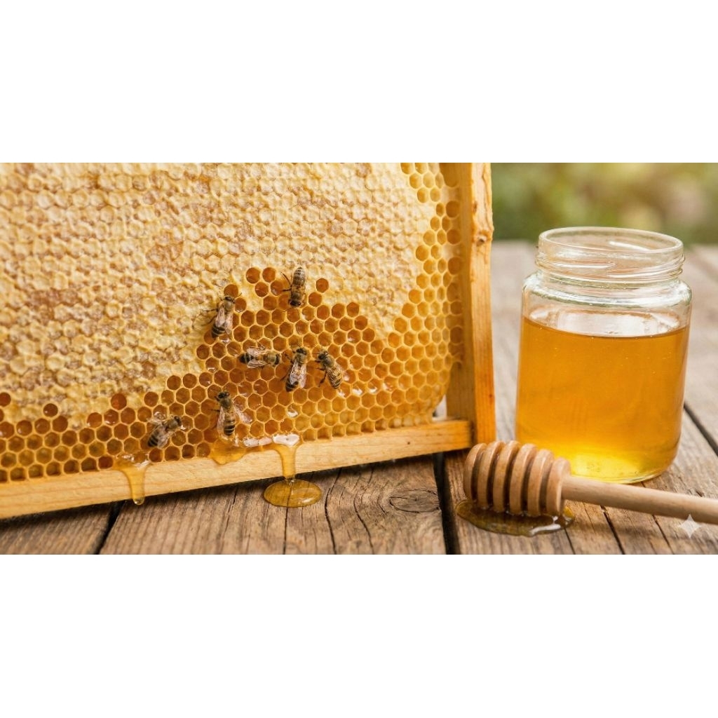 MADU SARANG 250GR || MADU MURNI || SARANG MADU MURNI || SARANG LEBAH MADU MURNI || SARANG MADU LEBAH