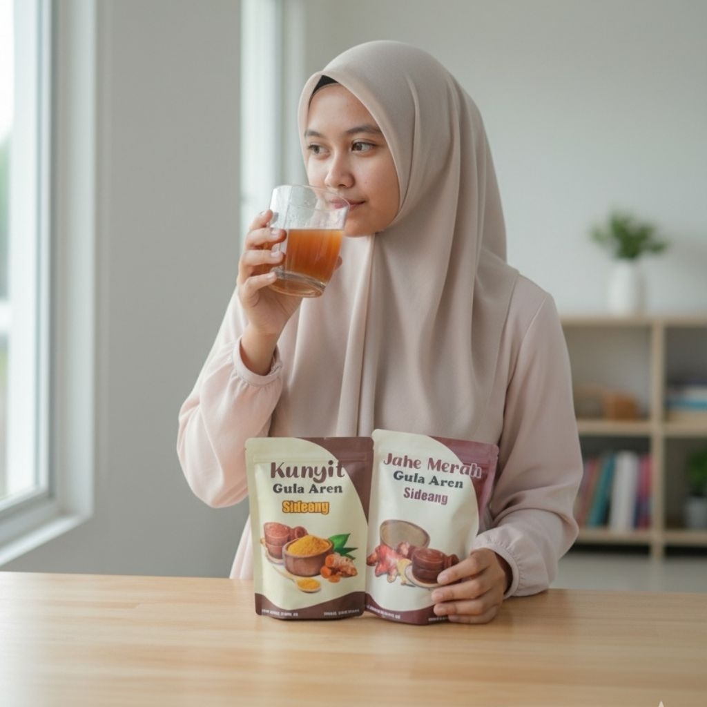 Jahe Merah Gula Aren - Kunyit Gula Aren