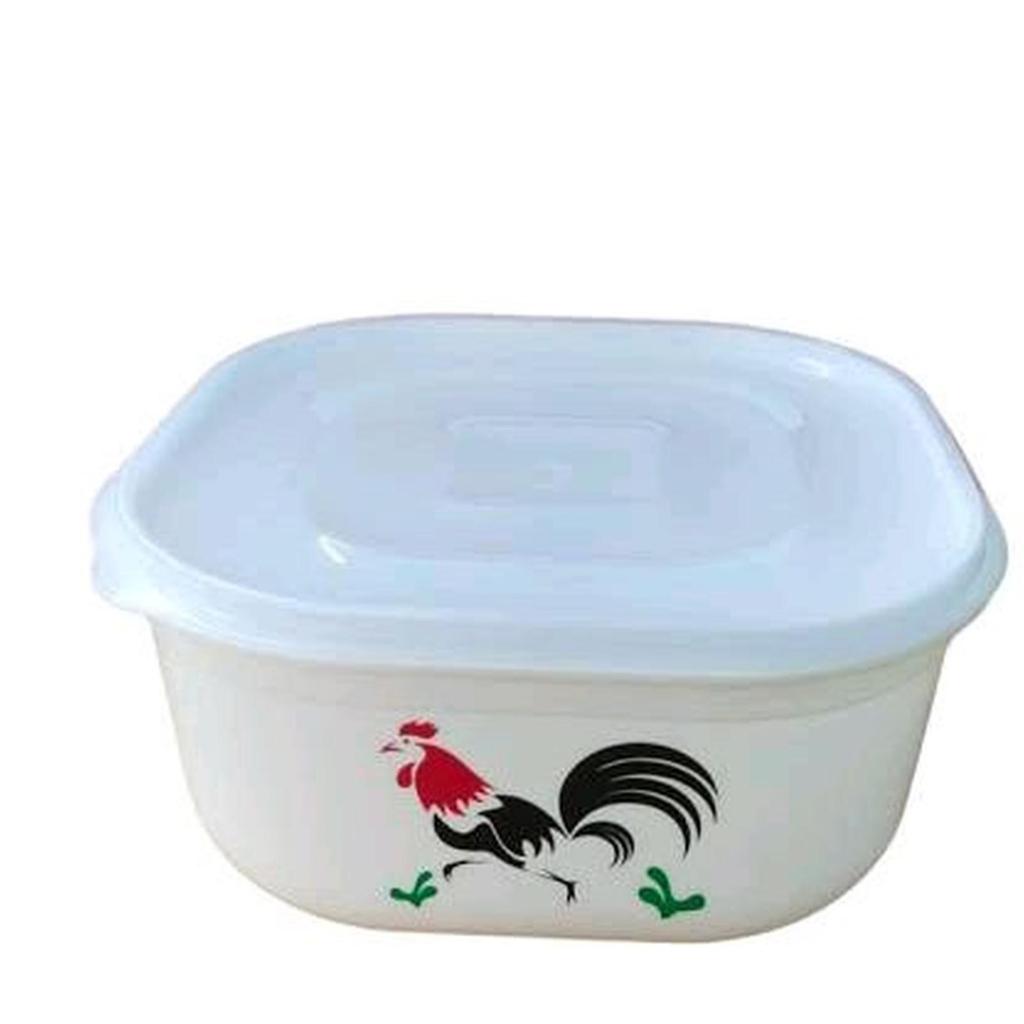 BBC-4 Melita Food Case 1 Ltr Rooster Kotak Penyimpan Makanan Tutup Plastik Anti Tumpah Ayam Jago Roo